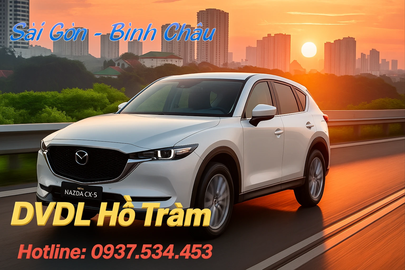 Xe tiện chuyến Sài Gòn - Bình Châu